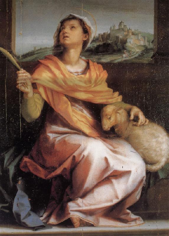 Andrea del Sarto Portrait of the altar oil painting image